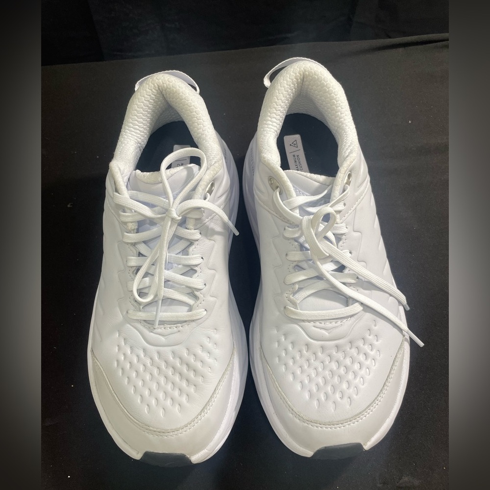 Hoka One One W Bondi SR 1110521 White Slip Resistant Womens Shoes